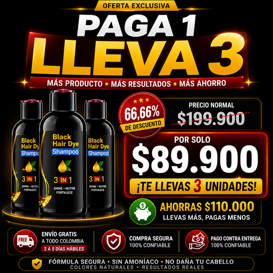 ANTI CANAS HAIR DYE SHAMPOO
