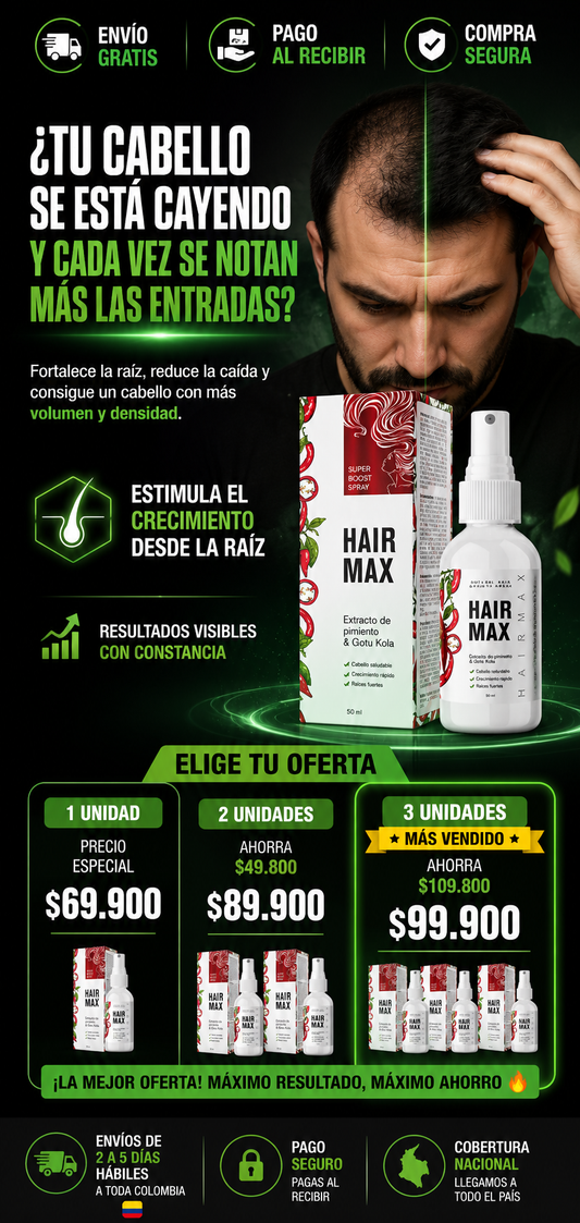 TRATAMIENTO CAPILAR HAIR MAX