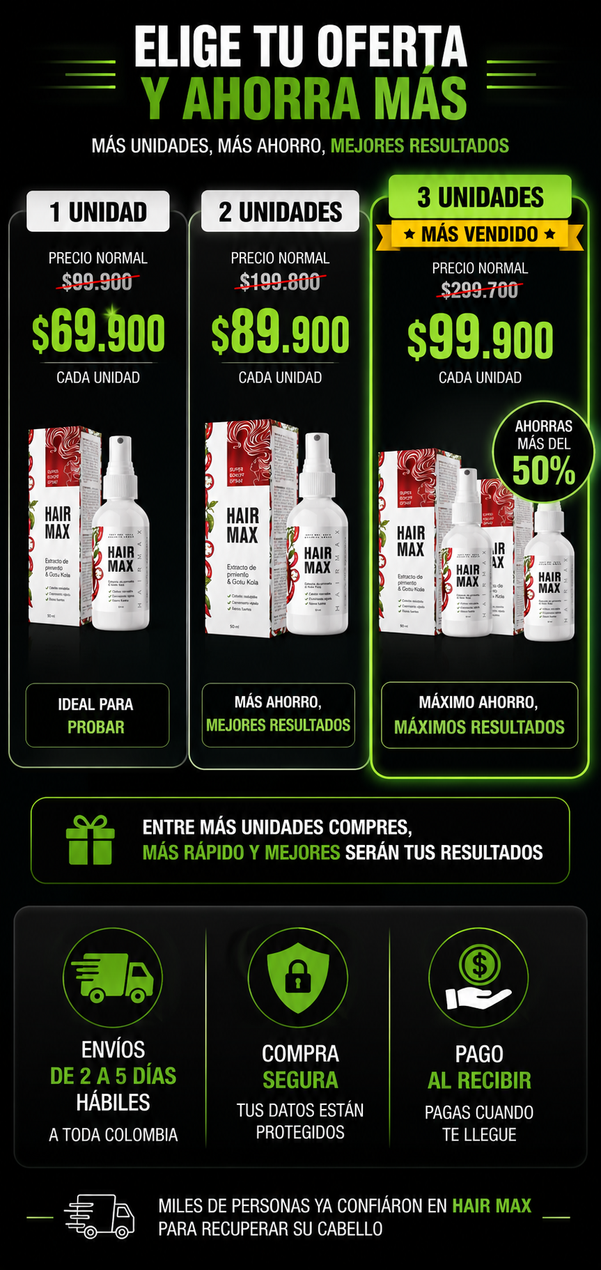 TRATAMIENTO CAPILAR HAIR MAX